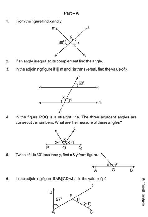 Class 9 Maths Lines And Angles Notes All Important Notes