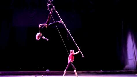 Aerial Perch Bamboo Rehearsals Acrobatics Circus Act Variety