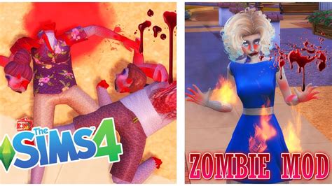 Sims 4 Zombie Mod Omg Youtube