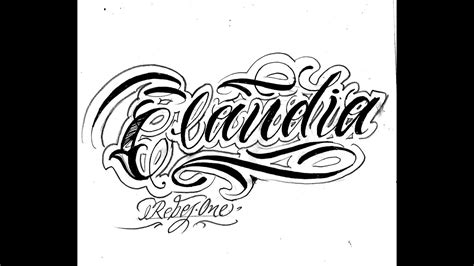 Letras Para Tatuarclaudia Drawing Chicano Letter Chicano Lettering