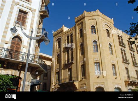 Newly Restored Downtown Beirut Lebanon Stock Photo Alamy