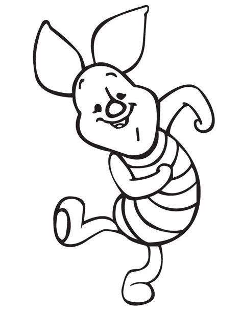 Piglet Winnie The Pooh Coloring Pages Winnie The Pooh Piglet Dancing