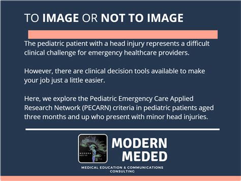 Pecarn For Pediatric Head Injury Infographic And Calc