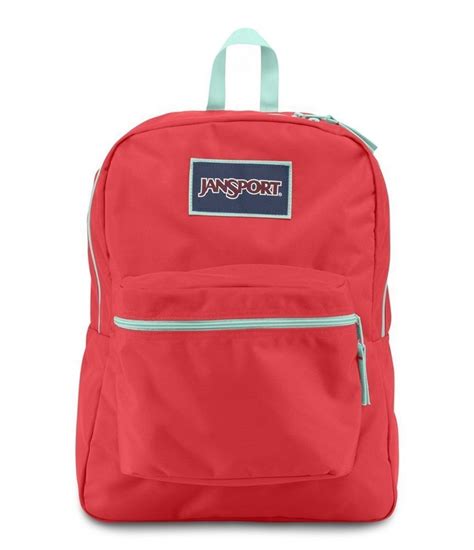 Jansport Overexposed Backpack Coral Duskaqua Dash Jansport