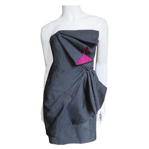 Emanuel Ungaro Silk Dress 1980s For Sale At 1stdibs