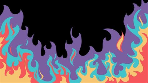 Rainbow Fire Background In Illustrator Svg Eps Png  Download