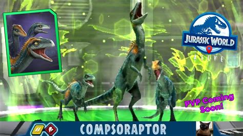 Beta Unique Hybrid Flock Compsoraptor Unlocked All New Jurassic World Alive 217 Update Youtube