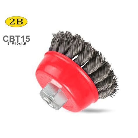 Wire Cup Brush Twisted Knot Crimped Rotary Steel Brushes For Angle Grinder Clean And Polish