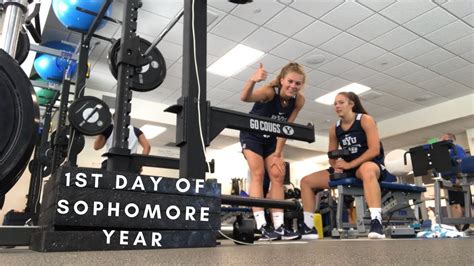 a day in the life of a d1 college athlete byu youtube