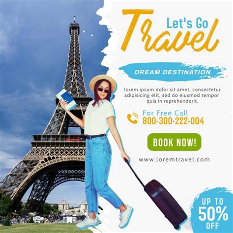 Travel Agency Instagram Post Template Postermywall