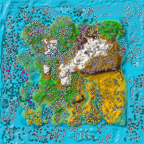Ark Survival Ragnarok Resource Map World Map Sexiz Pix