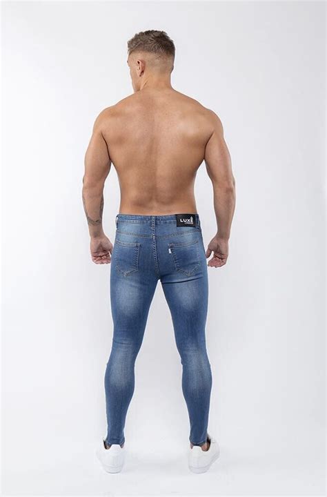 Super Skinny Jeans Men Tight Jeans Men Mens Jeans Aesthetic Body