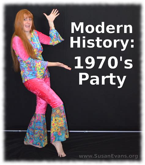 Modern History 1970s Party Susans Homeschool Blog Susans Homeschool Blog