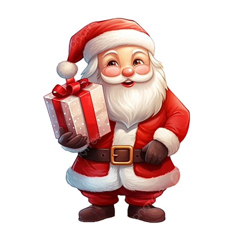 Santa Claus T With Hand White Background 3d Santa Santa Claus Png