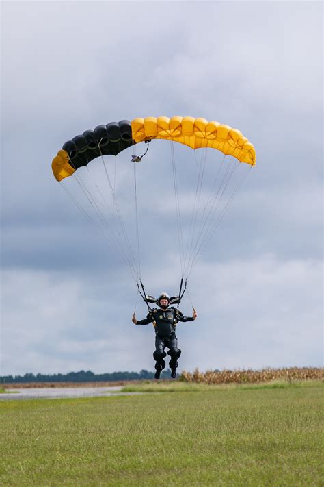 Dvids Images Us Army Parachute Team Soldier Makes Training Jump