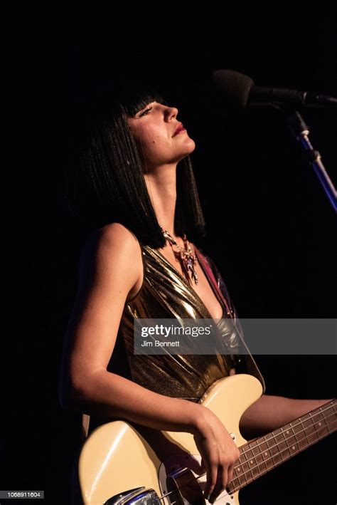 Bassist Laura Lee Of Khruangbin Performs Live On Stage At The Moore