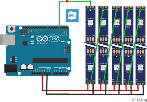 Rgb Led Matrix Using Neopixel Arduino Project Hub