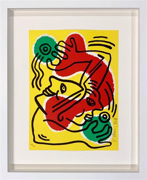 Keith Haring Paradise Garage Exhibit Poster Keith Haring Jeffrey Deitch For Sale At 1stdibs