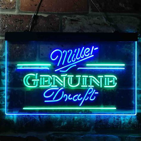 Miller Genuine Draft Neon Sign Led Lab Cave