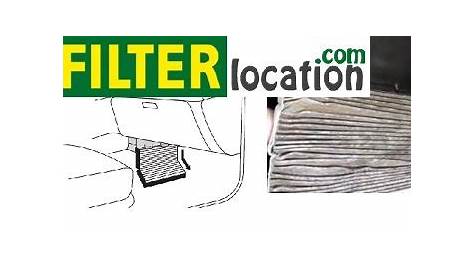 Dodge Grand Caravan cabin air filter location. From year 2001, 2002