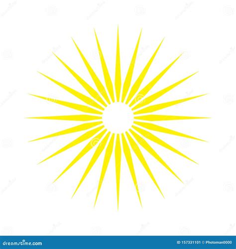 Isolated Sun Ray`s Isolated Stock Vector Illustration Of Glow Beam