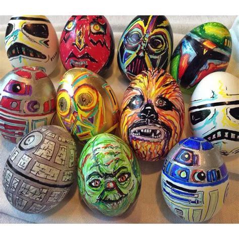 My Friend Just Painted These Easter Eggs Starwars