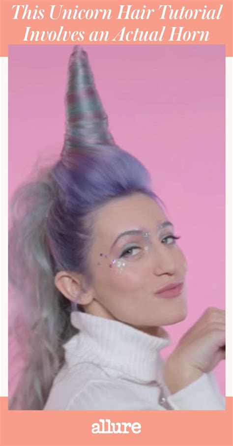 This Unicorn Hair Tutorial Involves An Actual Horn Wacky Hair Days