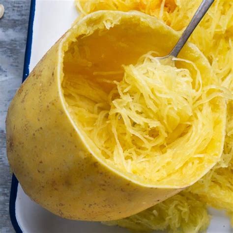 How To Cook Spaghetti Squash Whole 3 Methods The Kitchen Girl