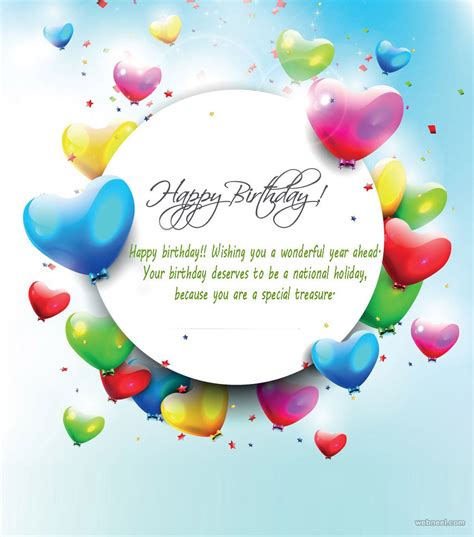 50 Beautiful Happy Birthday Greetings Card Design Examples