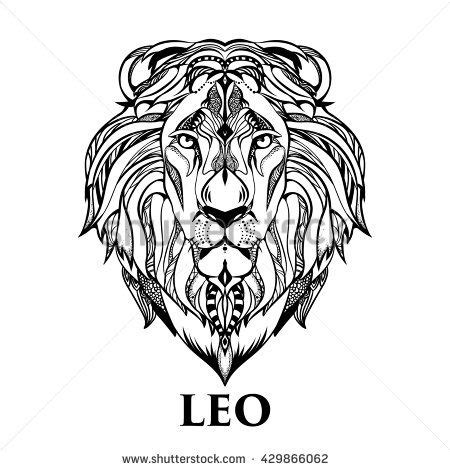 Free printable signs of the zodiac coloring pages for toddlers, preschool or kindergarten children. Leo Lion Lady Pages Coloring Pages