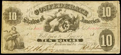 This paper money was usually exchangeable for confederate notes. Values of Old Confederate Money | Paper Money Buyers
