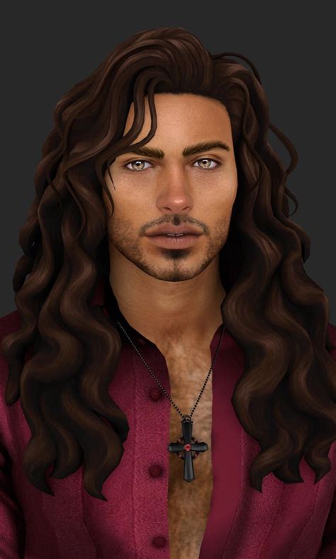 Wistful Castle In 2023 Sims 4 Hair Male Sims 4 Curly Hair Sims Hair