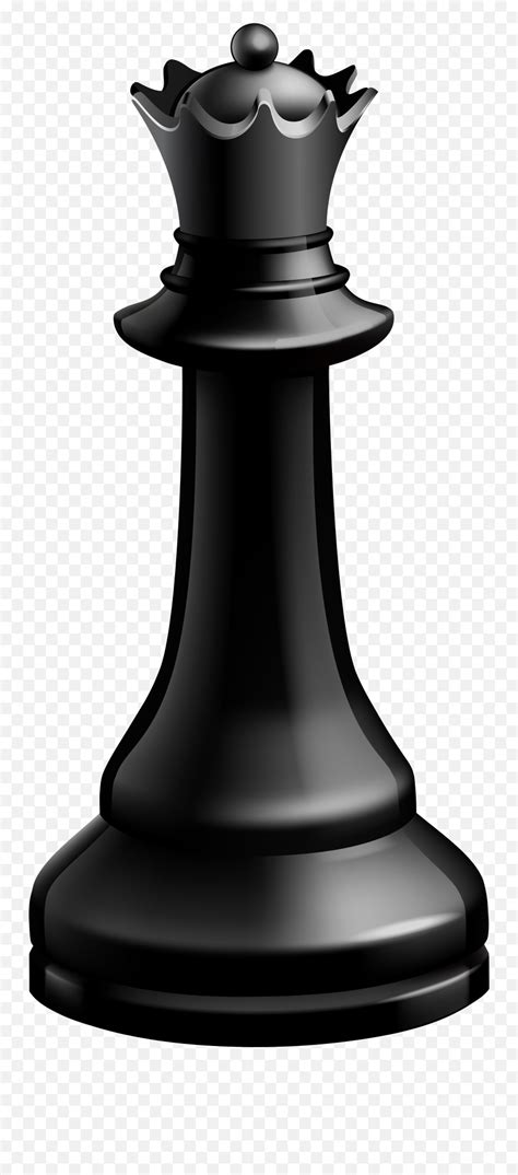 Black Queen Chess Piece Clipart King Chess Piece Png Emojiqueen