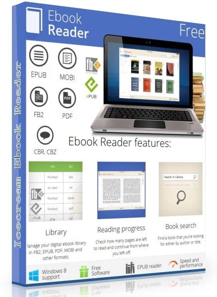 Icecream Ebook Reader Pro программа для чтения электронных книг