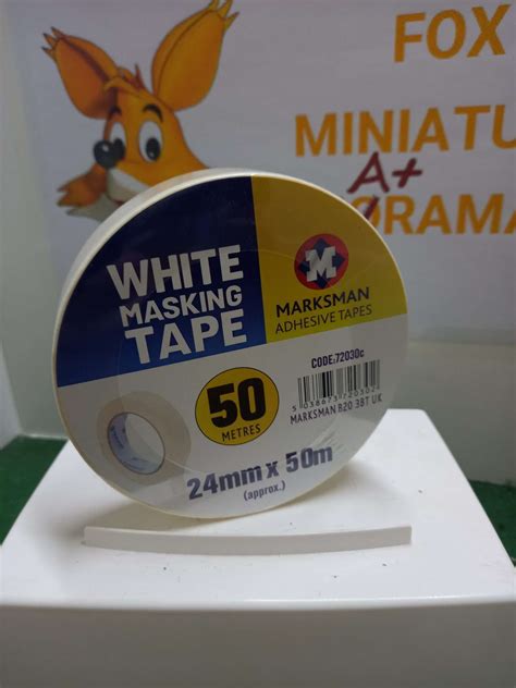 White Masking Tape 24mmx50m Buy Now