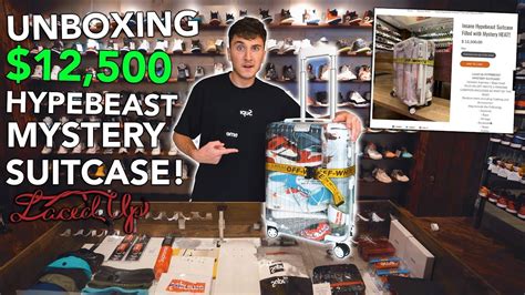 Unboxing A 12500 Mystery Hypebeast Suitcase Youtube