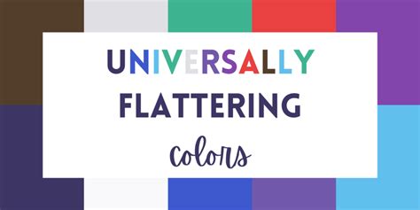 universally flattering colors 10 colors for every season page 1 of 0