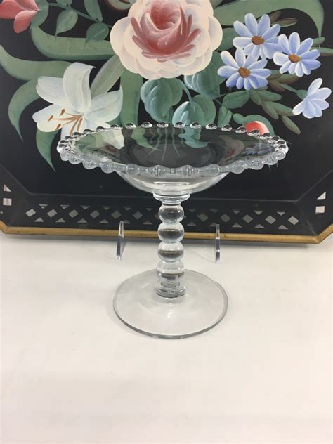 Imperial Glass Candlewick Stemmed Compote Etsy