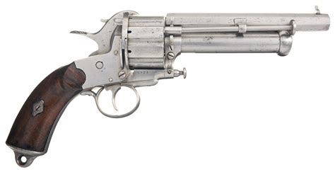 Rare Colonel Lemat Brevette Marked Pinfirepercussion Revolver