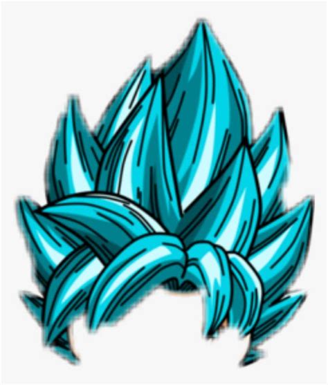 Goku Hair Goku Ssjb Hair Png Image Transparent Png Free Download On