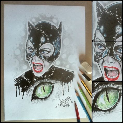 Catwoman Pencil Drawing By Blaze By Blazeovsky On Deviantart