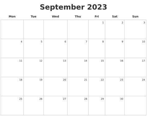 Printable September 2023 Calendar Free 2023 New Awasome List Of