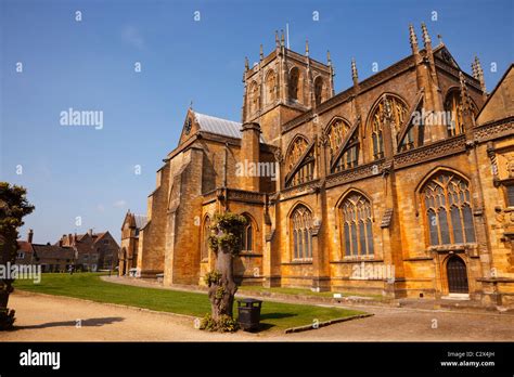 Sherborne Abbey Dorset England Stock Photo Alamy