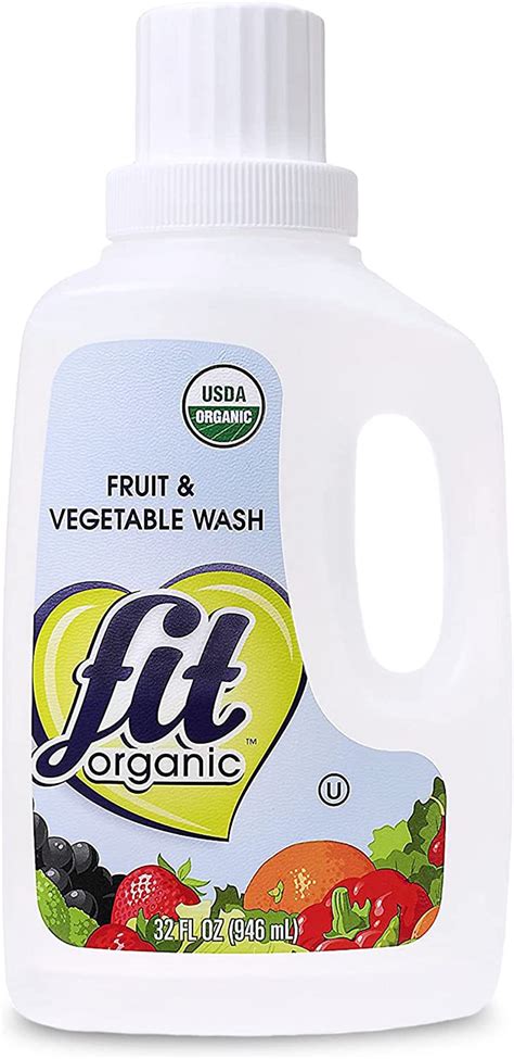 Fit Organic Produce Wash Soaker Org Home And Kitchen
