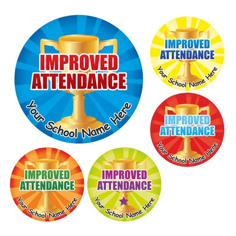 Improved Attendance Stickers