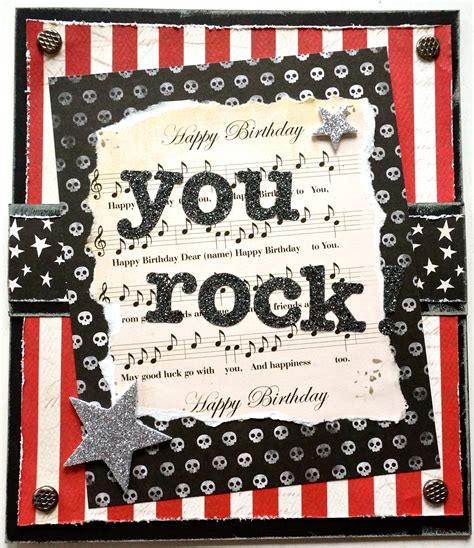 You Rock Birthday Card Birthday Greetings Birthday