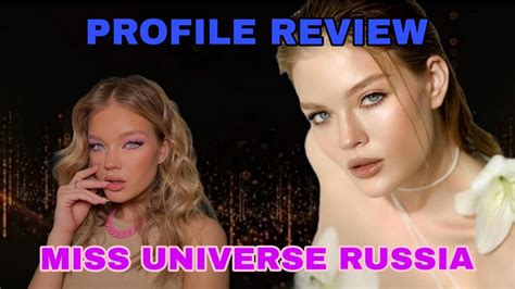 Miss Universe 2022 Profile Review Miss Russia Anna Linnikova Youtube
