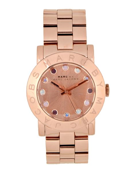 Marc By Marc Jacobs Wrist Watch In Pink Copper Lyst
