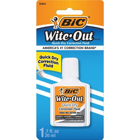Discounted Bic Wite Out Correction Fluid