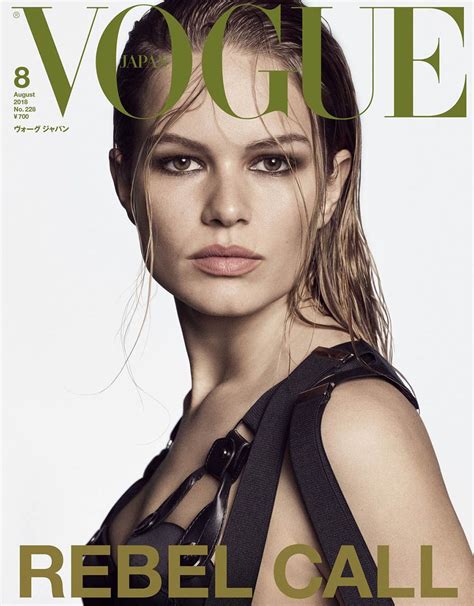 Anna Ewers Covers Vogue Japan August 2018 By Luigi And Iango Vogue